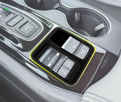 Electronic Handbrake Panel Cover Compatible with Honda New Passport 2026 2027 Gear Shift Panel Cover Interior Car Accessories ABS 1PCS(Glossy Black Style)