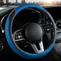 Car Steering Wheel Cover, Microfiber Leather Steering Wheel Cover Universal Fit 14.5-15 inch Anti-Slip Comfortable Breathable Car Wheel Protector for Men Women,Blue - color: Blue