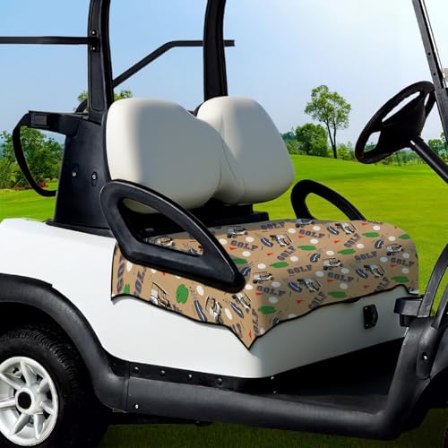 Golf Cart Seat Covers Golf Cart Seat Towel Blanket Group - color: Brown Golf