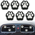 6 Pcs Dog Paw Air Vent Clips, Cute Dog Cat Print Car Air Fresheners Vent Clips Funny Car Decoration Interior Decor Accessories for Women Men