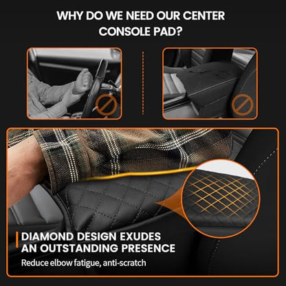 Custom Fit for Center Console Cover Honda CRV 2017-2022 Armrest Cover Center Console Pad Interior Accessories Car Armrest Seat Box Cover Protector - size: Honda CRV 2017-2022