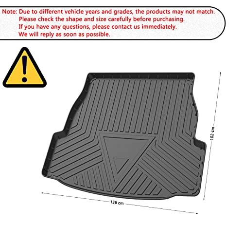 RAV4 Cargo Liner - Compatible with RAV4 2019 2020 2021 2022 2023 2024 2025 Models,All-Weather Rear Trunk Tray Cargo Mats Custom Fit for Toyota RAV-4,3D Tech Waterproof Durable Flexible Accessories - color: 3）For Toyota RAV4（2019-2025）Trunk mat