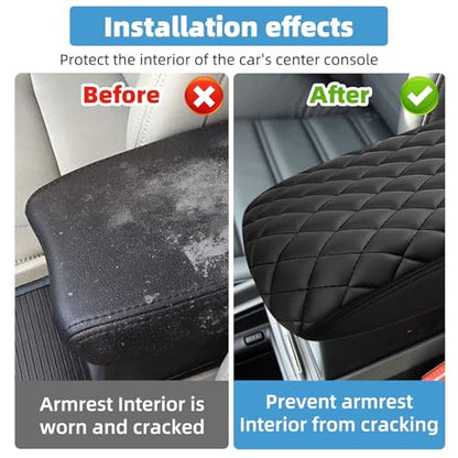 Center Console Armrest Cover for Honda Civic 2006 2007 2008 2009 2010 2011 Fully Covered Anti-Scratch Protector Interior Accessories - size: Compatible with Civic 2006-2011