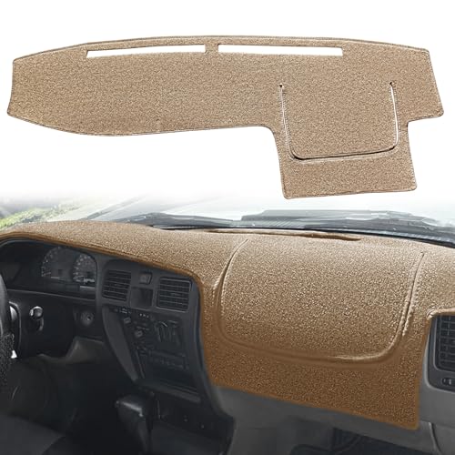 Dashboard Cover Dash Cover Mat Pad Carpet Custom Fit for Toyota 4Runner 1996 1997 1998 1999 2001 2002(Beige) J84 - color: 96-02 Beige