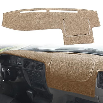 Dashboard Cover Dash Cover Mat Pad Carpet Custom Fit for Toyota 4Runner 1996 1997 1998 1999 2001 2002(Beige) J84 - color: 96-02 Beige