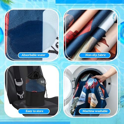Hahafelt Car Seat Towel Covers with Storage Bag, 63 x 32 Inch Universal Non Slip Waterproof Sweat Protector for Car Truck, Gym Swimming Running, Machine Washable(2 Pack,Multi National Parks 1) - style: Multi National Parks 1