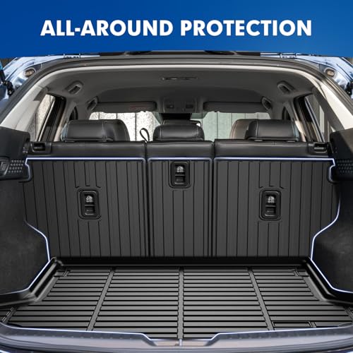 Mixsuper Cargo Liner for Mazda CX-5 CX5 2017-2024 2025, All Weather Trunk Mat Backrest Mat TPE Back Seat Cover Protector for CX5 Accessories - size: 17-25 |CX-5| Cargo & Backrest Mat