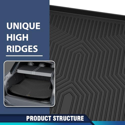 PIT66 Rear Trunk Cargo Liners, Compatible with Honda HRV 2023 2024 2025 All Weather Floor Mats TPE Cargo Mats Accessories alfombras para carro - size: Fit Honda HRV 2023-2025 | 1PC