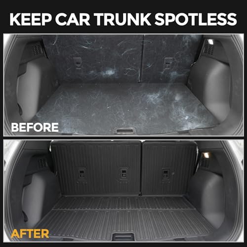 Cargo Mat for 2020-2025 2026 Ford Escape Gas (Not for PHEV), Full Coverage All Weather Trunk Cargo Liner with Backrest Protectors for Escape Accessories