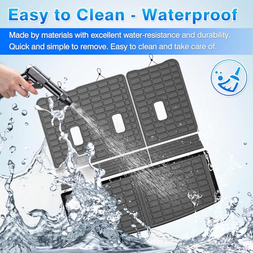 Tahoe Cargo Liner - Trunk Mat for Chevy Tahoe/GMC Yukon (Not Fit XL) 2021-2026, All Weather Cargo Mat for Tahoe Accessories, Heavy Duty Car Mats, Car Accessories - size: 8)Chevy Tahoe 21-26