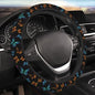 Butterfly Abstract Butterflies Car Steering Wheel Cover,Non-Slip Elastic Neoprene-Sweat Car Accessories,Universal 15 Inch Fit Auto, Vans Trucks,Suvs, Truck - color: Butterfly