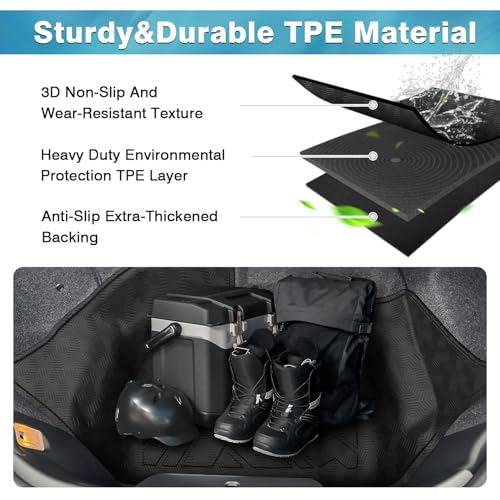 Mixsuper Cargo Liner for Mazda MX-5 MX5 Miata 2016-2025, Trunk Mat for MX5 Miata Accessories Cargo Mat Rear Trunk Liner Black - size: Fit for Mazda MX-5 Miata | 2016-2025