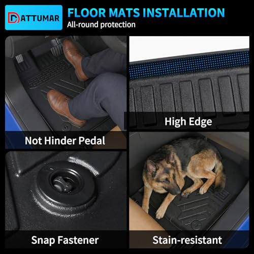 Floor Mats Compatible with 2013-2024 Toyota 4 Runner 7 Seat Cargo Mat Liner Back Seat Cover Protector 2023 4Runner Accessories (Fit 7 Seat, Floor Mats+Trunk Mat+2nd & 3rd Row Backrest Mats) - size: Trunk Mat+2nd&3rd Row Backrest Mats+Floor Mats