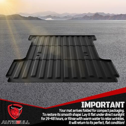 Truck Bed Mat Bed Liner (5.5ft,67.1in) Fit for Ford F-150 2015-2023| F150 Lightning 2022-2023, Not Fit Drop-in Liner - style: 4)2015-2025 |Ford F-150 Bed Mat (5.5FT, 67.1" Bed)
