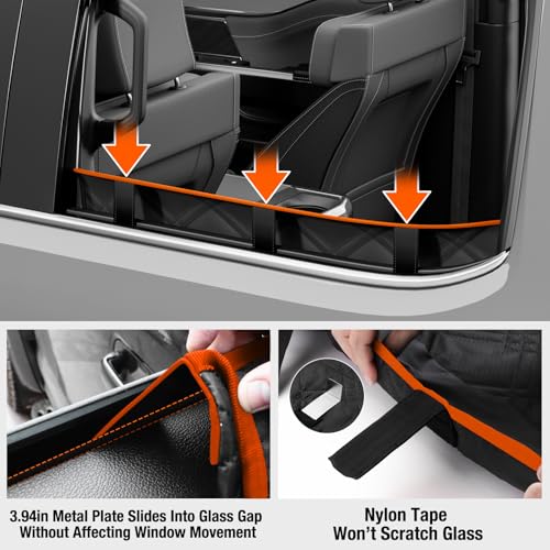 Dog car Door Protector: 20% Larger Designed Dog for Trucks & Large SUVs, 2 Packs [Left + Right] Thickened Waterproof Car Door Protector from Dog Scratching - size: Fit for Large SUV and Trucks