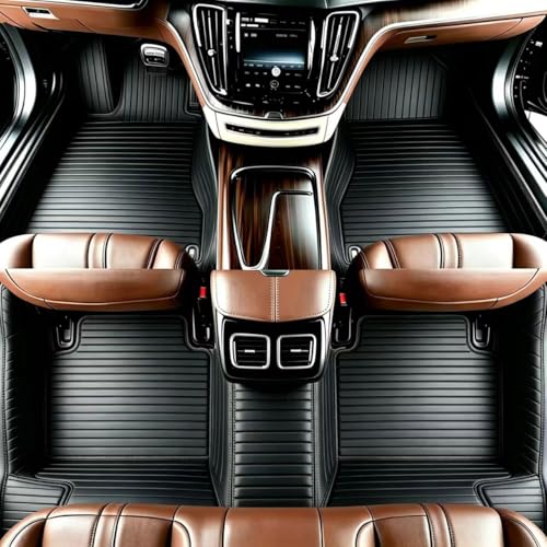 Personalized Floor Mats, Full Coverage Luxury Mats, Anti-Slip, Custom Fit for 99% of Sedans, Trucks, SUVs (Black Stripe) - color: Black Stripe
