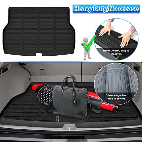 Cartist Custom Fit for Cargo Liner Acura RDX 2013-2018 All Weather Rear Trunk Mat TPE Waterproof Carpet Protection - size: 2)Acura RDX【2013-2018】