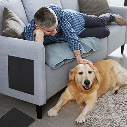 Dog Scratch Door Protector Dog Scratching Dog Scratch Pad Replaceable Sticky Sandpaper Dog Scratch Nail File Scratch Board for Cat Claw Care (11 * 9in)