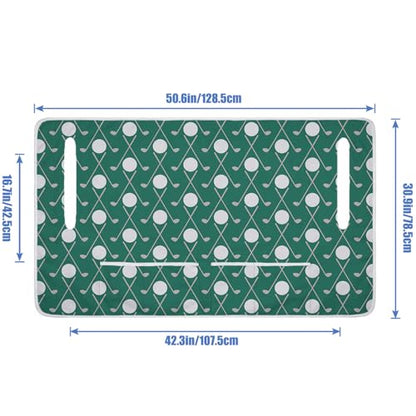 Golf Cart Seat Covers Golf Cart Seat Towel Blanket Group - color: Green Golf with Pocket