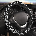Halloween Bats Car Steering Wheel Cover Universal 15 Inches Anti-Slip Breathable Sweat Absorption Neoprene Car Accessories - color: Halloween Bats