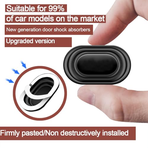 12PCS Universal Silicone Door Lock Protector,Car Door Latch Cover,Noise Reduction, Shock Absorption, Dust & Rust, Self-Adhesive Accessories Latch Protector Car Accessories for Most Vehicles