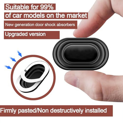 12PCS Universal Silicone Door Lock Protector,Car Door Latch Cover,Noise Reduction, Shock Absorption, Dust & Rust, Self-Adhesive Accessories Latch Protector Car Accessories for Most Vehicles