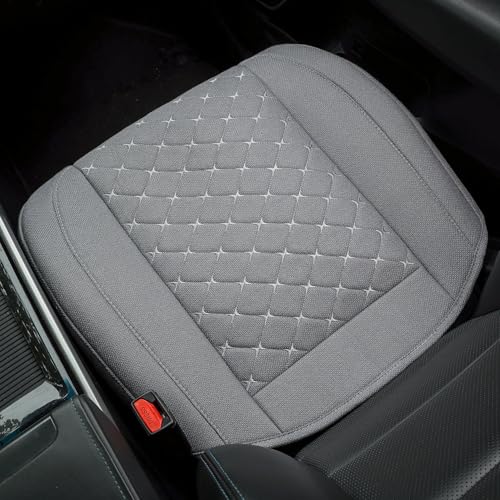 Suninbox Car Seat Cover,Bottom Car Seat Covers,Front Seat Only, Cloth Fabric Wrap Around The Bottom,Breathable Car Seat Protector Fits 95% of Vehicles 1 Piece,Gray - color: allgray