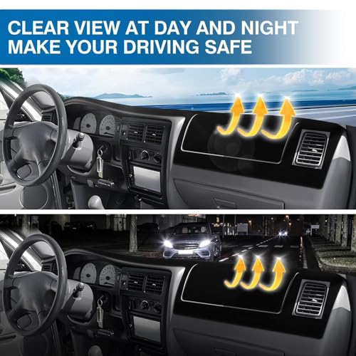 KUST Black Dash Cover for Toyota Tacoma 1998-2002 2003 2004 Left Hand Driving Dashboard Cover Polyester Non-Slip Interior Accessories for Toyota Tacoma Sunshade Windshield No Glare - size: For Tacoma 98-04