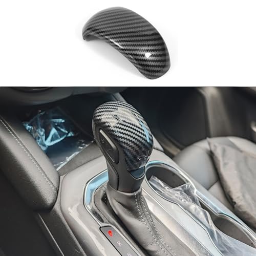 for Chevrolet Colorado 2024 2025 2026 Interior Accessories Gear Shift Knob Head Cover Decor ABS Frame Trim (Carbon Fiber Grain, Gear Shift Cover) - color: Carbon Fiber Grain, size: Gear Shift Cover