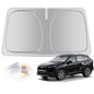helloleiboo Graphene Car Windshield Sun Shade – 57" x 31" Foldable Car Sun Shade, Advanced Heat Absorption & UV Protection, Universal Fit for Cars, SUVs & Trucks - size: 57 x 31 inches