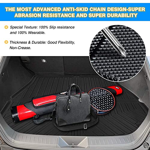 KUST Trunk Cargo Mat for Toyota Venza 2021-2025, All Weather Rear Cargo Liner for Toyota Venza Accessories - style: Venza 2021-2025 │ Trunk Mat