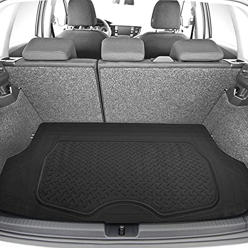 FH Group ClimaProof Universal Cargo Mat – All-Weather, Trimmable Trunk Mat (48" W x 32" D) – Fits Most Cars, SUVs & Trucks – Black - color: Black, size: Small