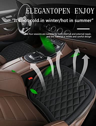 3D Decompression Car Seat Cushion Breathable and Comfortable Driver Seat Cushion Non-Slip Car Seat Pads for Car,Truck,SUV,Truck,Etc (Three-piece set, Black) - color: Black, style: Three-piece set