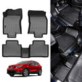 KUST Floor Mats for 2014-2020 Nissan Rogue Accessories, All Weather Car Mats Front Rear 2 Rows Liners TPE Rubber Raised Edge (Not for Sport and Select) - style: For │ Rogue 2014-2020 │ Floor Mats