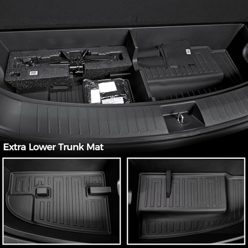 Floor Mats for Hyundai Palisade Gasoline 2026, All Weather Floor Mats Trunk Cargo Liner with Backrest Protectors Accessories, Full Coverage Set (Fit 7/8 Seats) - size: For Hyundai Palisade | 2026
