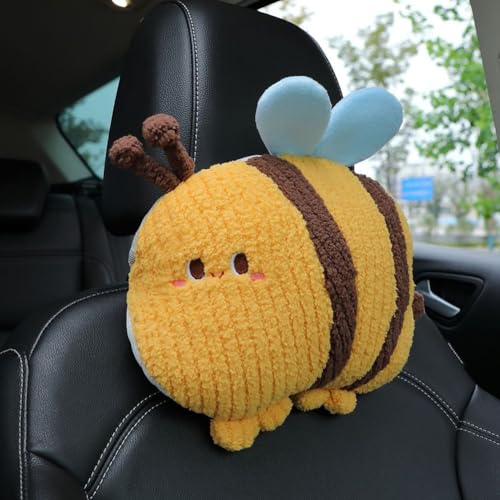 Bee-Shaped Car Headrest Neck Pillow - Drive in Style and Support-Bee Neck Pillow -1 PCS - color: Bee Neck Pillow -1 Pcs
