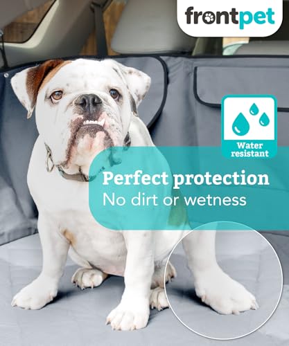 SUV Cargo Liner for Dogs - Water-Resistant Pet Trunk Cargo Cover Mat for SUVs and Sedans with Bumper Flap Protector, Trunk Cover, Non-Slip Liner, (35" X 40") Upgraded 2025 - color: Grey