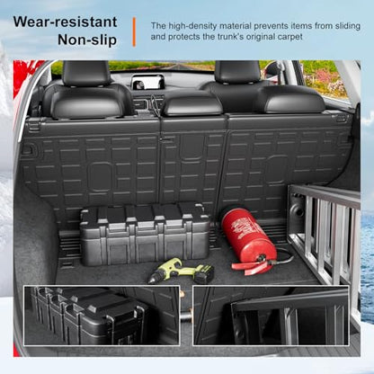 powoq Backrest Mat Compatible with 2017-2025 Mazda CX-5 Cargo Liner Back Seat Protector Replacement for 2017-2019 2020 2021 2022 2023 2024 2025 Mazda CX-5 Accessories(Fit 2017-2024, Rear Backrest Mat)