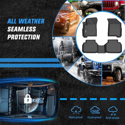 Nilight TPE Floor Mats for Dodge Journey 2011 2012 2013 2014 2015 2016 2017 2018 2019 2020,All Weather Custom Fit Heavy Duty Floor Liners - color: 2011-2020 Dodge Journey