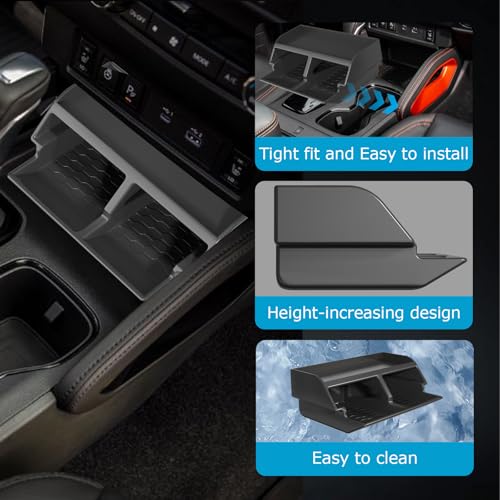 Controller Organizer for Nissan Frontier 2022-2025, Perfect fit, Durable, Center Console Organizer for Nissan Frontier Gen 3, Compatible with 2022-2025 Nissan Frontier Accessoriess