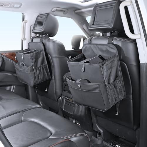 Car Seat Organizer，Universal Fit for Front & Back Seats-Hanging Letters/Legal Folders/Laptops and Tablets，Compatible with Cars, Trucks, and Vans