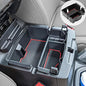 Center Console Organizer Tray Compatible with Jeep Wrangler JL/JLU 2018-2023 2024 2025 2026 and Gladiator JT Truck 2020-2026 Insert Accessories - Won't Covers The Light Inside (Red Trim) - color: Red