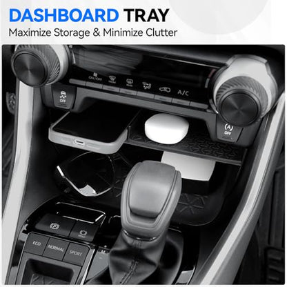 6PCS Center Console Organizer Tray for 2025 2024-2019 Toyota RAV4 Accessories, Armrest Storage Box, Driver Storage Drawer, Passenger Storage Mat Console Cup Holder Inserts for Toyota RAV4 - style: fit for Toyota Rav4 2019-2025