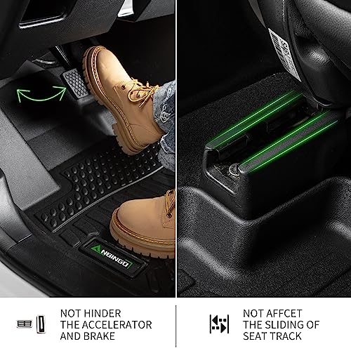 ANBINGO®Fit for Toyota RAV4 Floor Mats 2019-2025(Not Fit Hybrid) All Weather TPE Mats Custom Fit for Floor Liner for Toyota RAV 4 LE/XLE/Limited/TRD/Adventure Front and Rear 2 Row Car Mats,Black - size: SET-RAV4 2019-2025