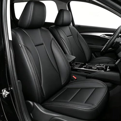 TTX LIGHTING Seat Covers for Buick Envision 2021-2026 Full Set 5 Seats Premium Waterproof Faux Leather Airbag Compatible Custom Fit Buick Envision Seat Covers Black - size: 14.Envision 2021-2026 5 Seat Full Set