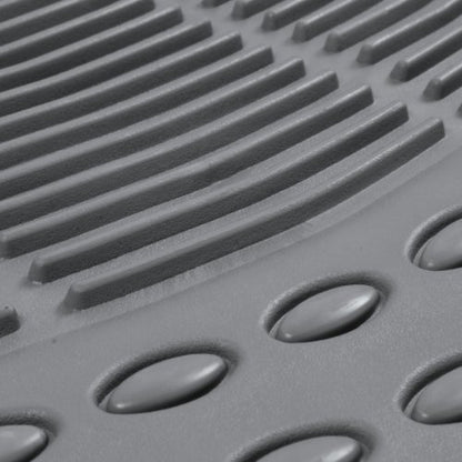 BDK MT783PLUS ProLiner Original Heavy-Duty Front & Rear Rubber Floor Mats, Gray, 3 Piece (Pack of 1) - color: Gray