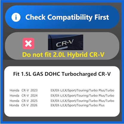 2023-2026 Honda CR-V Trunk Organizer, SUV Insert Cargo Rear Hatch Storage Box fits CRV EX LX EX-L Turbo Sport Under Cargo Floor Storage Bins - size: For CR-V 2023-2026