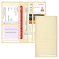 Car Insurance and Registration Holder, 9.5 x 5 Inch PU Leather Vehicle Glove Box Organizer Wallet Case for Insurance Card, Driver License, Paperwork - Champagne - color: Champagne