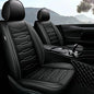 AOMSAZTO Car Seat Covers Fit for Honda Ridgeline 2006-2025: Seat Covers Full Set Leather Seat Covers Compatible Airbag (Black) - color: #016 Black, size: 2006-2014&2024-2025-5 seat covers full set