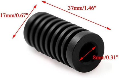2Pcs Black Motorcycle Gear Shift Shifter Lever Pedal Rubber Cover,Motorbike Shift Pad Shoe Boot Cover Protective Gear,Motorcycle Shifter Shoe Protector for Shifter Cover Automotive Body Parts，Footwear